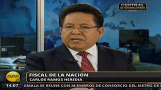 Ramos Heredia: ‘Investigación a Gagó podría reiniciarse con nuevos elementos’