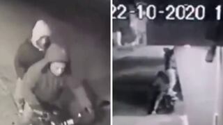 Ladrones roban cámara de seguridad sin saber que otra los estaba grabando