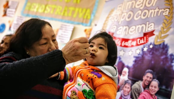 Crece la anemia en niños menores de 3 años. (Foto: Andina)
