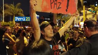 Lucho Cáceres se une a protestas y manifestantes lo expulsan: “A la droga dile no” [VIDEO] 