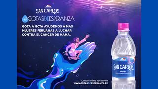 Campaña ‘Gotas de Esperanza’ de agua San Carlos culmina con éxito y brindará asesoría psicológica gratuita a mujeres que luchan contra el cáncer de mama