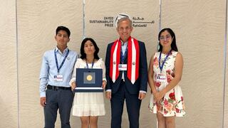 ¡Orgullo trujillano! Alumnos peruanos ganan concurso en Dubái con proyecto sostenible