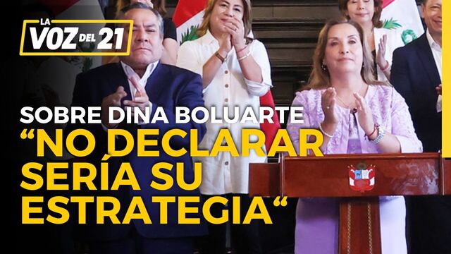 José Arrieta sobre Dina Boluarte: “No declarar sería una estrategia para mantener su discurso”