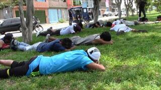Detienen a 35 obreros por extorsión en Los Olivos