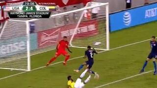 Colombia vs. Estados Unidos: golazo de 'tijera' de Miguel Borja tras asistencia de James Rodríguez [VIDEO]