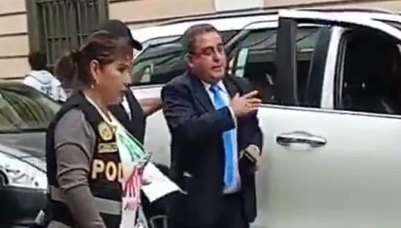 Picón fue detenido en el centro de Lima al amparo de una sentencia por los delitos de colusión y aprovechamiento indebido del cargo.