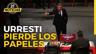 Daniel Urresti perdió los papeles en el debate municipal a la alcaldía de Lima