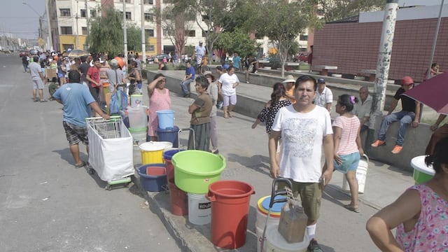 Corte de agua en 20 distritos afectaría a más de 2,7 millones de personas en Lima y Callao