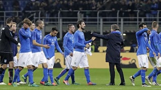 Gianluca Lapadula no jugó en el empate sin goles entre Italia y Alemania [Fotos]
