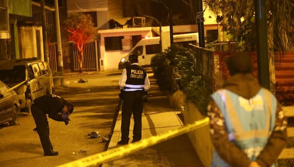 Tres vecinos de San Juan de Miraflores resultaron heridos. (Foto: César Grados/@photo.gec)