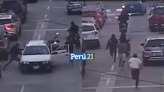 ¡Arriesgó su vida! Taxista atrapa a delincuente que le robó a su pasajera en Pueblo Libre 