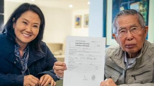 Alberto Fujimori se inscribe en Fuerza Popular 
