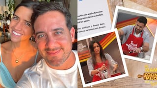 Óscar del Portal y su esposa Vanessa Qímper: Cuando se mostraron felices en “Mi mamá cocina mejor que la tuya” | VIDEO