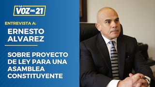 Ernesto Álvarez sobre proyecto de ley para una Asamblea Constituyente de Perú Libre