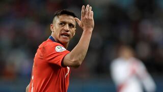 Alexis Sánchez no terminó los entrenamientos con Chile en la previa del encuentro ante Perú