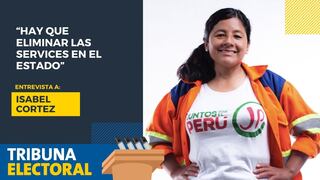 Isabel Cortez candidata al Congreso de Juntos por el Perú