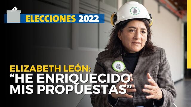 Elizabeth León candidata de Frente Esperanza: “He enriquecido mis propuestas”