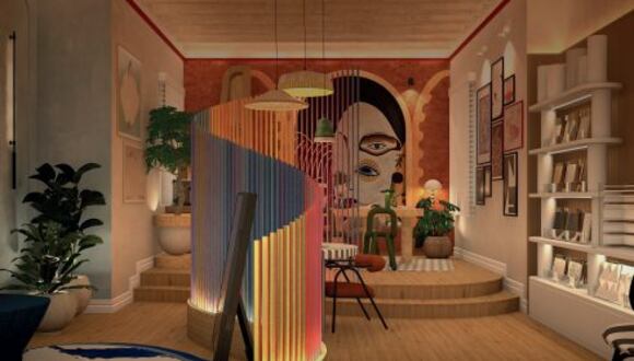 "Estudio de la interiorista", espacio de American Colors a cargo de la arquitectura Johanna Dreyfus