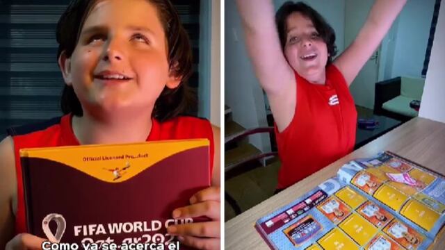 Qatar 2022: así tradujo un niño venezolano el álbum Panini del Mundial al sistema braille