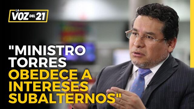 Rubén Vargas: “El ministro Víctor Torres obedece a intereses subalternos”