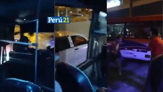 Chofer de cúster atropella y mata a conductor que le reclamó tras choque en Puente Piedra [VIDEO]