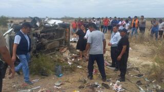 Piura: Accidente de carretera deja 8 muertos y declaran duelo en Colán