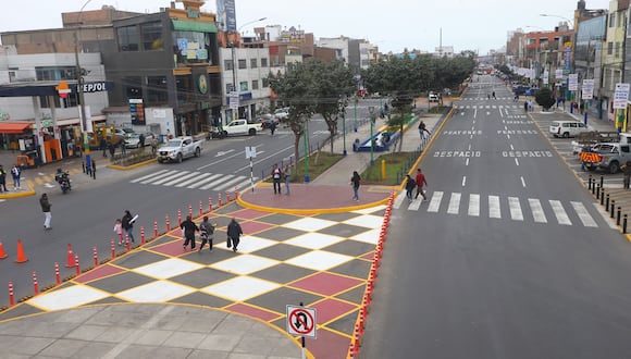 Para toda esta obra en la avenida Perú se hizo una inversión de 2,7 millones de soles. (Foto:Difusión).
