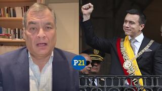 Rafael Correa respalda a Daniel Noboa y le pide no ceder ante terroristas: “El país vive una pesadilla”