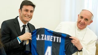 Javier Zanetti “emocionado” tras audiencia con el Papa
