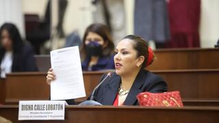 Mesa Directiva del Congreso rechaza pedido de licencia a Digna Calle