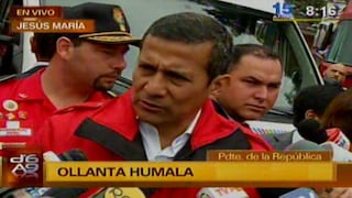 Humala dice que el Perú no es el "principal país" afectado por el sicariato