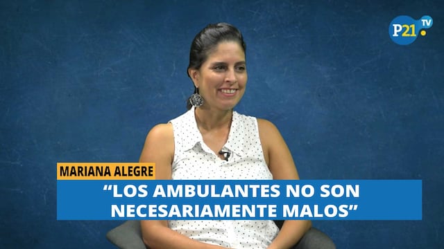 "Los ambulantes no son necesariamente malos", asegura Mariana Alegre