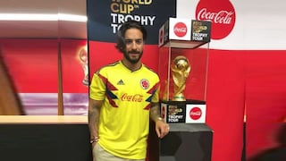 Maluma despidió gira del trofeo de la Copa del Mundo en Colombia [FOTOS]