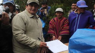 Humberto Acuña anula trámite para nueva concesión minera a su hermana