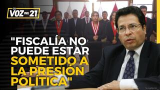 Antonio Maldonado: “Ministerio Público no puede estar sometido a la presión política”
