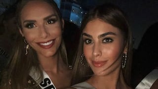 ¡Se amistaron! Ángela Ponce y Miss Colombia posan juntas en el Miss Universo 2018