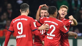 Bayern Munich venció 2-1 al Werder Bremen por la Bundesliga