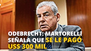 Odebrecht: Martorelli señala que César Villanueva recibió US$ 300 mil 