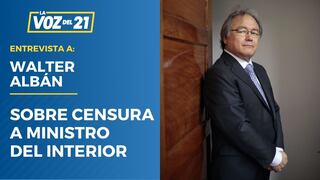 Walter Albán sobre nuevo ministro del Interior: “Nadie capaz querrá trabajar con este gabinete”