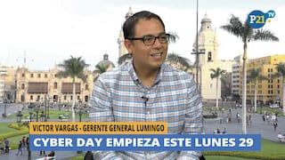 Víctor Vargas: Cyber Day empieza mañana lunes 29 en Lumingo