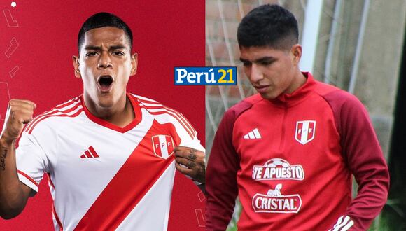 Joao Grimaldo y Piero Quispe son dos de las más grandes apuestas de Reynoso (Fotos: @enmavipa y Dsports).