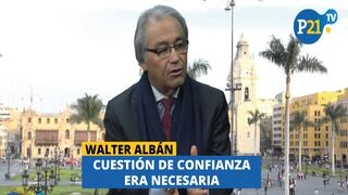 "Cuestión de confianza era necesaria", señaló Walter Albán, exdirector de Proética