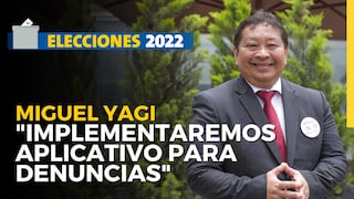 Miguel Yagi candidato por Pueblo Libre por Avanza País