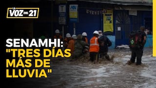 Senamhi indica que lluvias seguirán por tres días en todo Lima y se mantiene la Alerta Roja