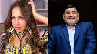 Thalía se despidió de Diego Armando Maradona con una emotiva carta