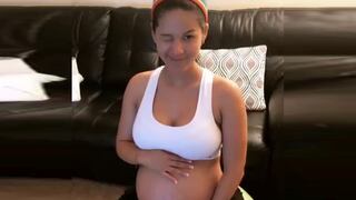 Katty García está a punto de dar a luz a su hijo Antonio [VIDEO]