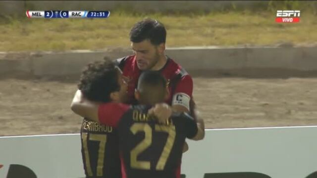 Melgar celebra: gol de Bernardo Cuesta para el 3-0 sobre Racing Club [VIDEO]