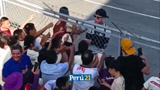 ¡Con cabestrillo! Tunche Rivera se hizo presente en la victoria de la U en Tarapoto | VIDEO