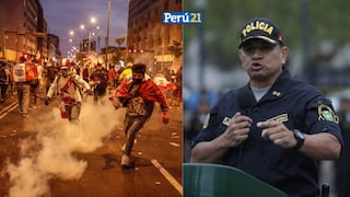 PNP usará perdigones de goma para controlar actos vandálicos en el Centro de Lima