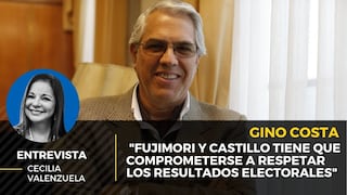 Gino Costa: “Fujimori y Castillo tiene que comprometerse a respetar los resultados electorales” 